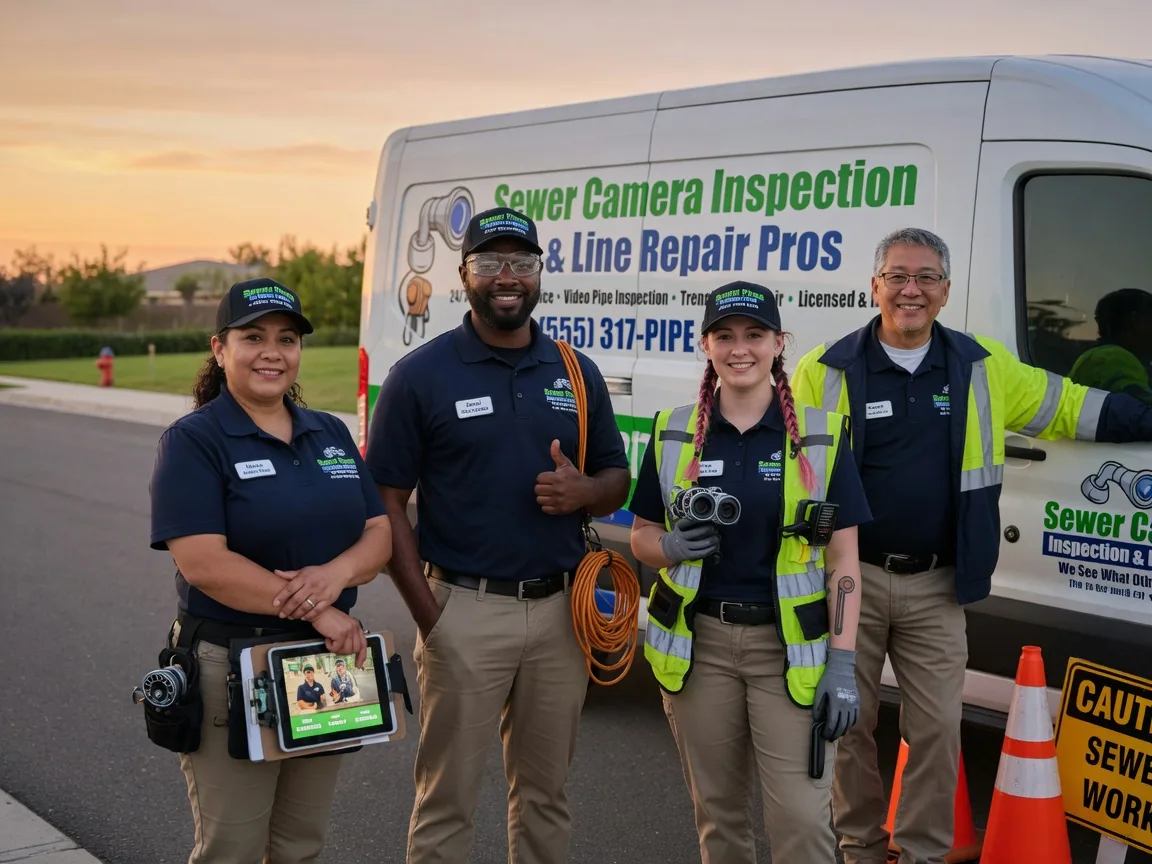 Sewer Line Repair company in New Munich, MN
